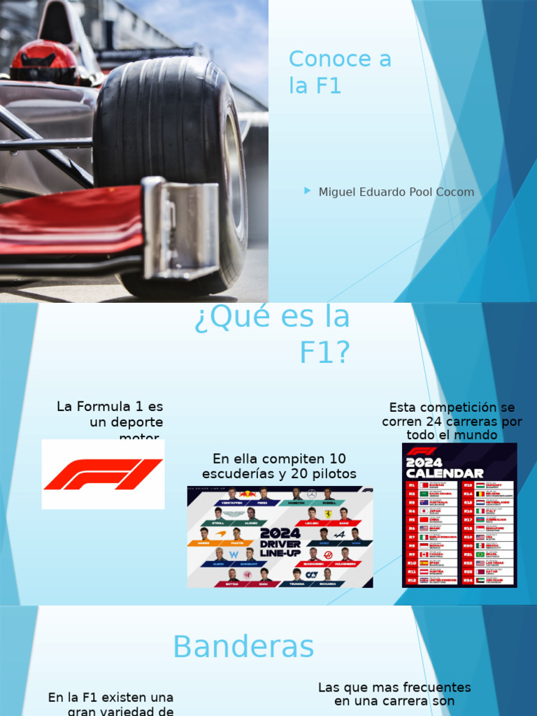 Conoce A La F1 | PDF | Formula Uno | Carrera de autos