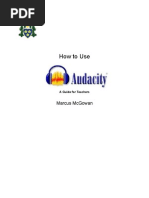 Download How to Use Audacity Guide by Marcus McGowan SN8463893 doc pdf