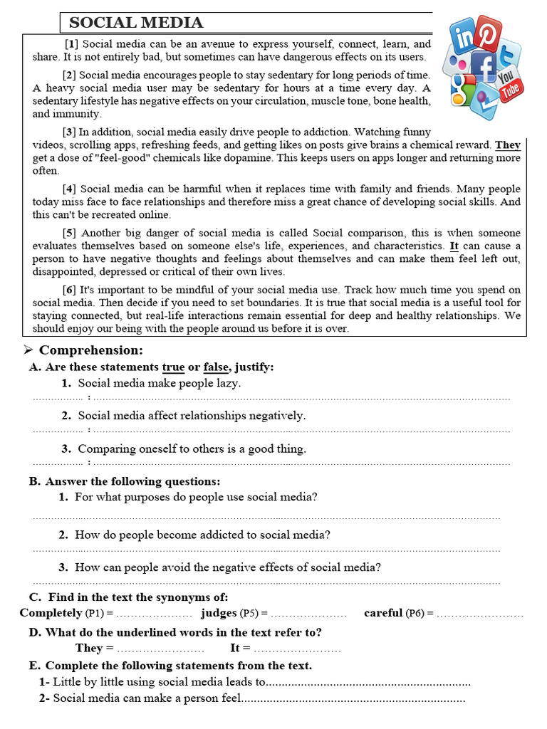 Effects of Social Media Use | PDF | Dopamine | Behavioural Sciences