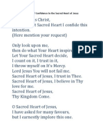 Novena of Confidence To The Sacred Heart of Jesus
