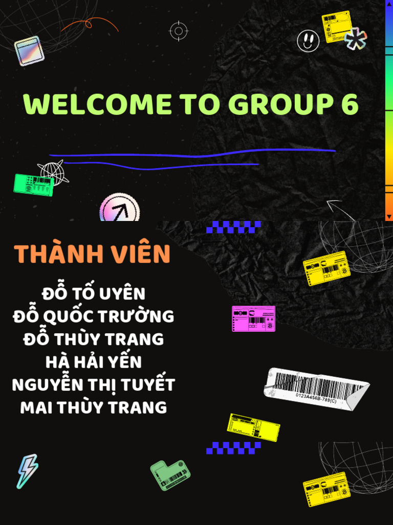 Welcome To Group 6 | PDF