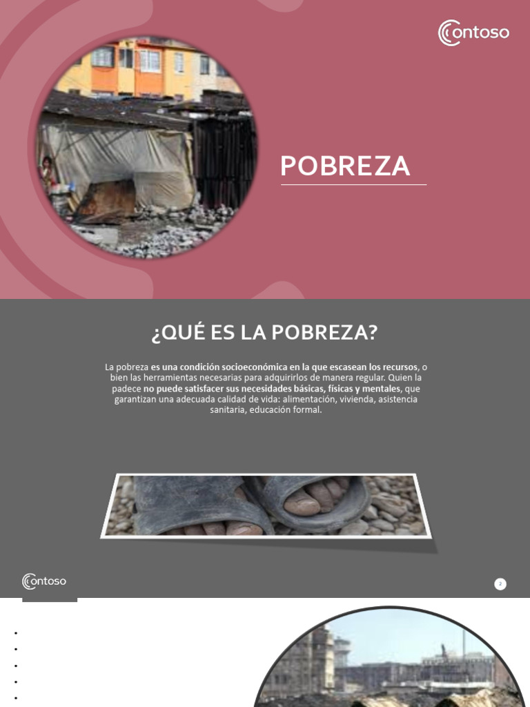 Comprendiendo la Pobreza y su Medición | PDF | Pobreza | Pobreza e ...
