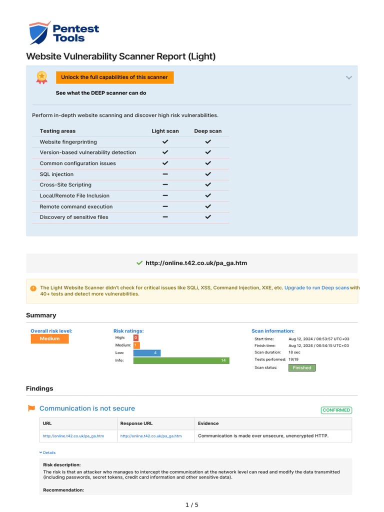 Missing Security Headers Report | PDF | Http Cookie | Information ...