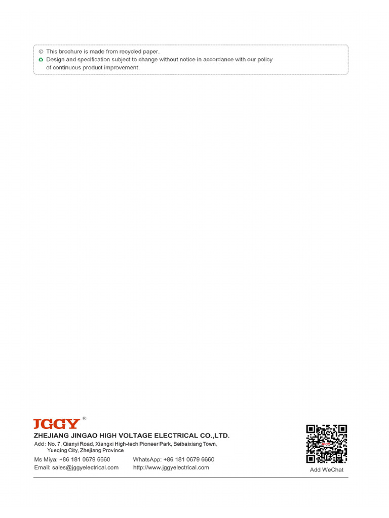 High Voltage Switchgear Company Overview | PDF | Switch | Electric Arc