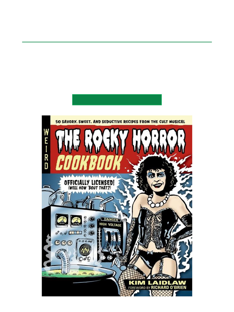 The Rocky Horror Cookbook: 50 Recipes | PDF