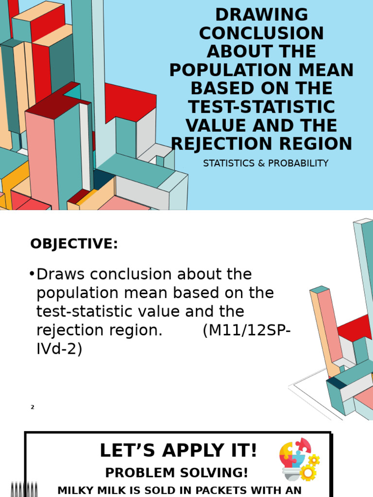 Analyzing Population Mean with Hypothesis Testing | PDF | Statistical ...
