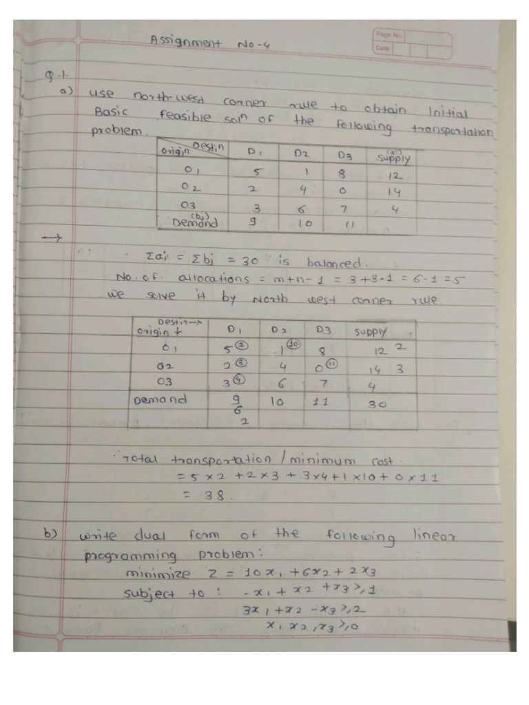 Math 2 Assignment 4 | PDF