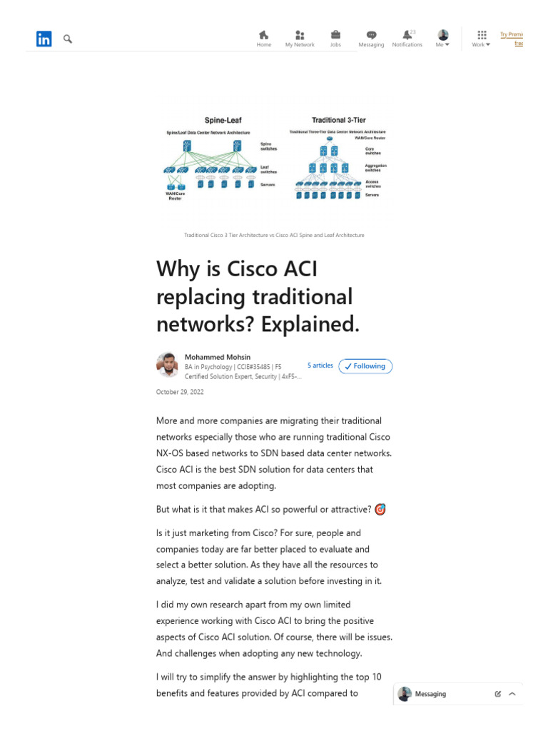 Benefits of Cisco ACI Explained | PDF | Computer Network | Open Stack