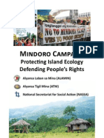 Mindoro Campaign - Protecting Island Ecology Defending People's Rights - January 2012