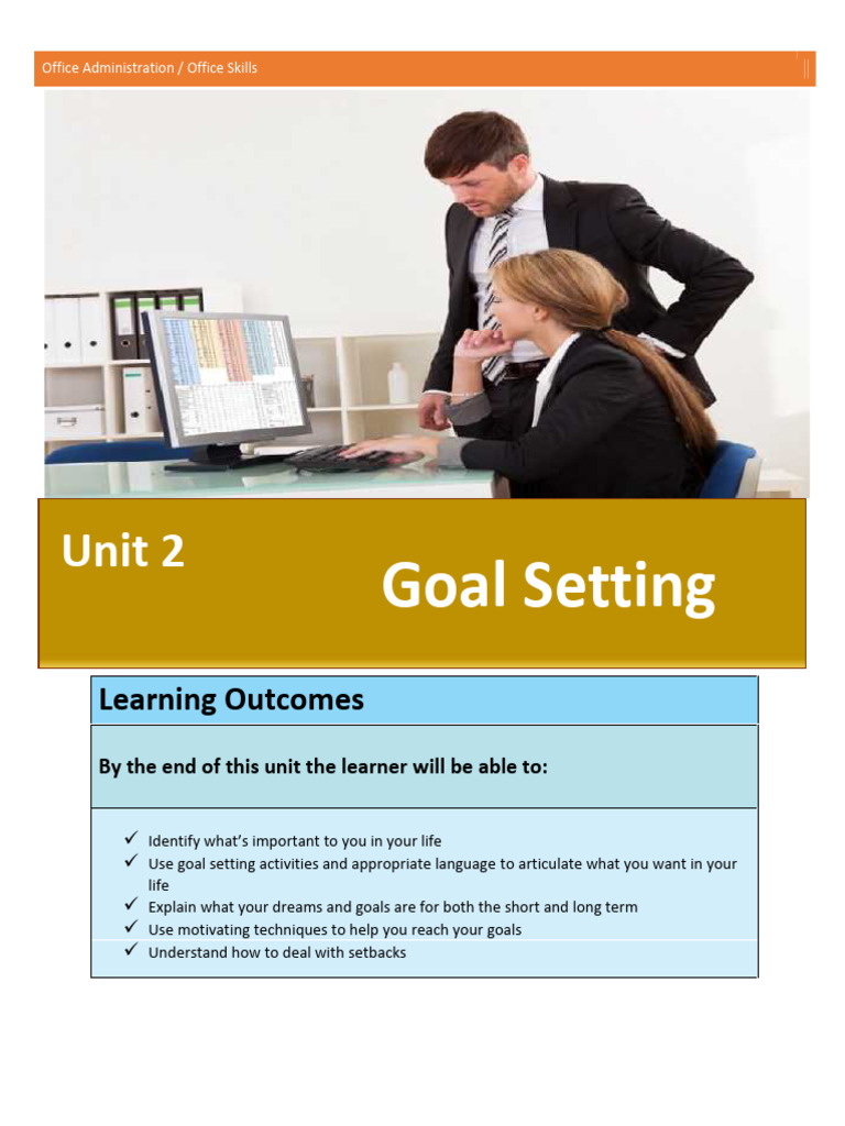 Goal Setting for Personal Success | PDF