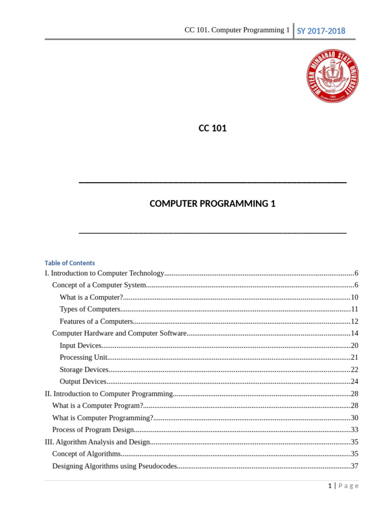 Comp Prog Lectures | PDF | Computer Keyboard | Application Software