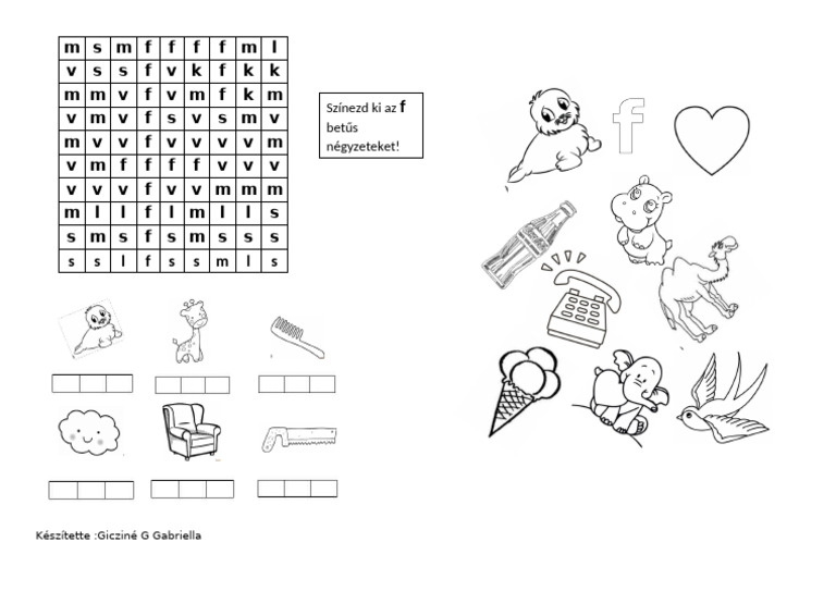 f-labirintus,színező | PDF