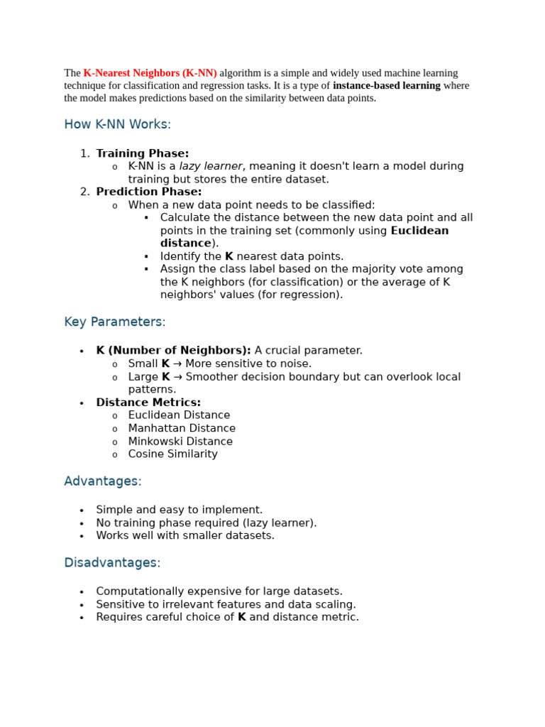 KNN | PDF