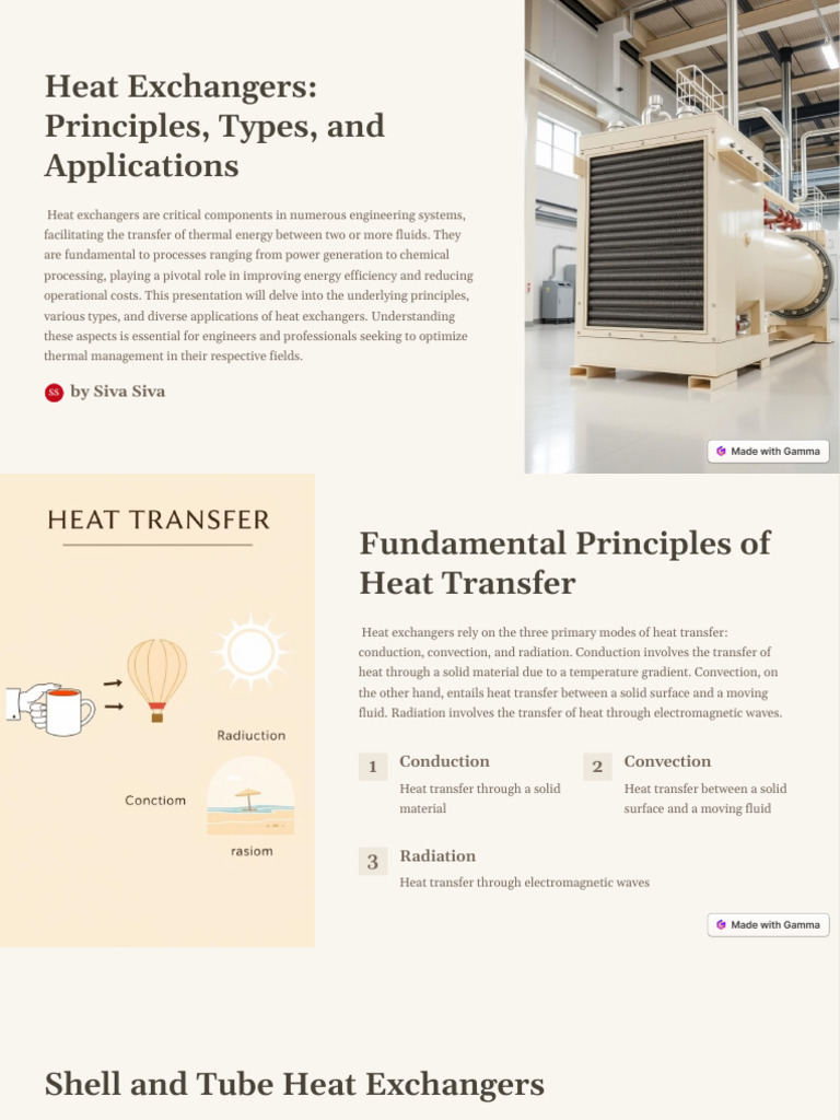 Heat Exchangers Principles Types and Applications | PDF | Heat ...