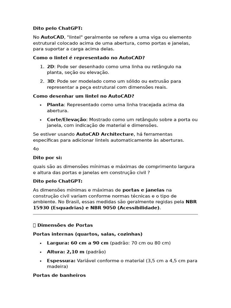 Função do Lintel na Construção Civil | PDF | Viga | Fundação (Engenharia)