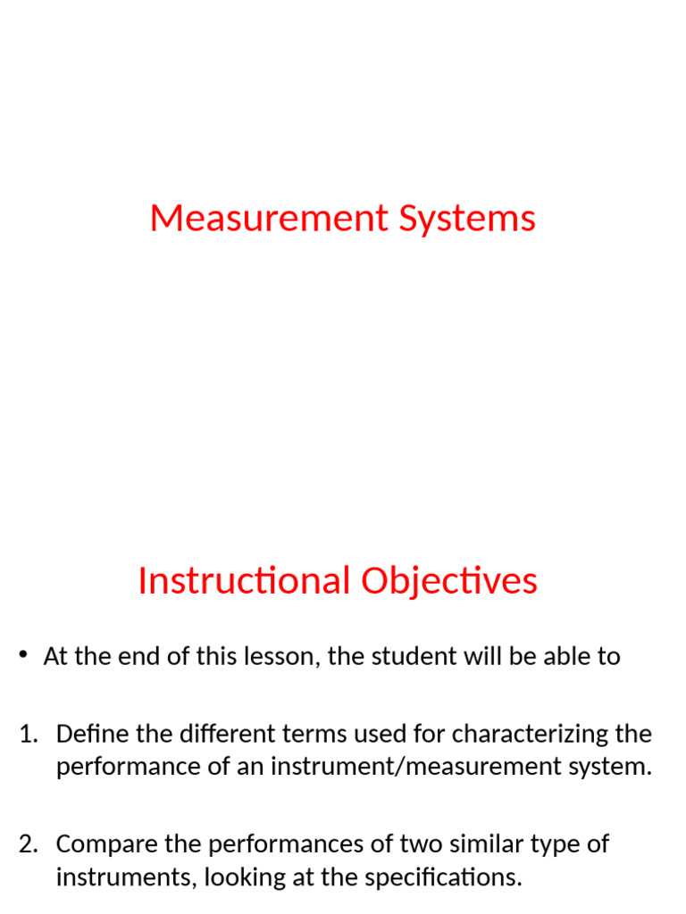 Measurement Systems | PDF | Accuracy And Precision | Applied Mathematics