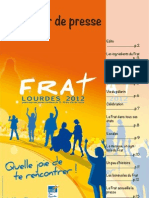 Lourdes 2012 - Dossier Presse