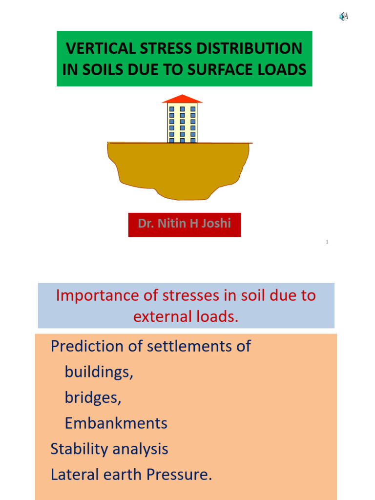 Vertical Stress Distribution in Soils | PDF | Contour Line | Stress ...
