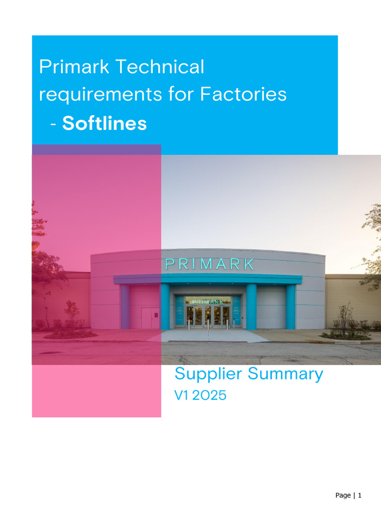 Primark Supplier Compliance Guidelines | PDF | Calibration ...