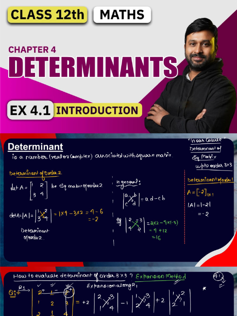 Ex - 4.1 Introduction Notes | PDF