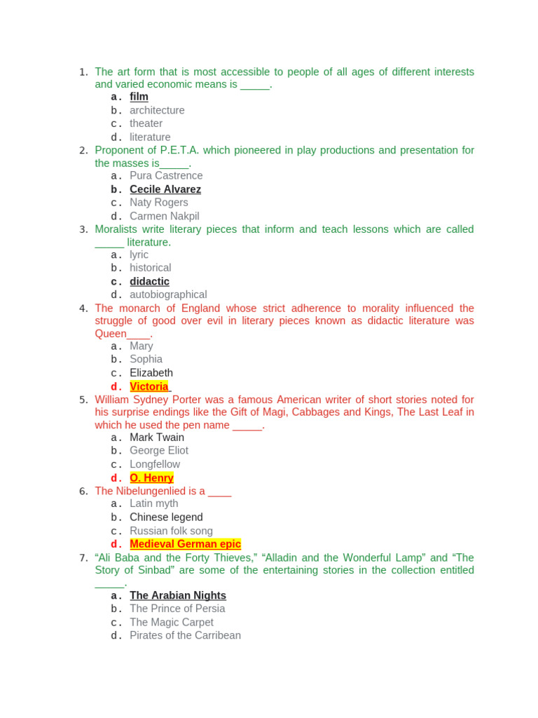 General Education 1st Monthly Preboard | PDF | Mean | Digestion