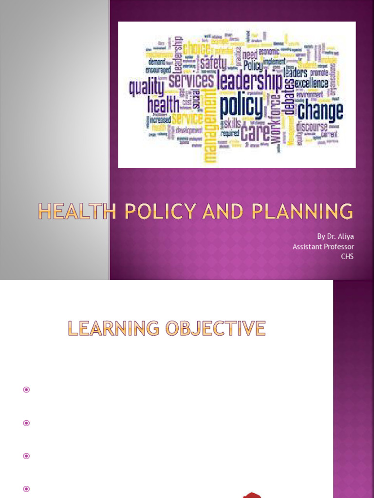Health Policy and Planning Overview | PDF | Policy | Health Policy