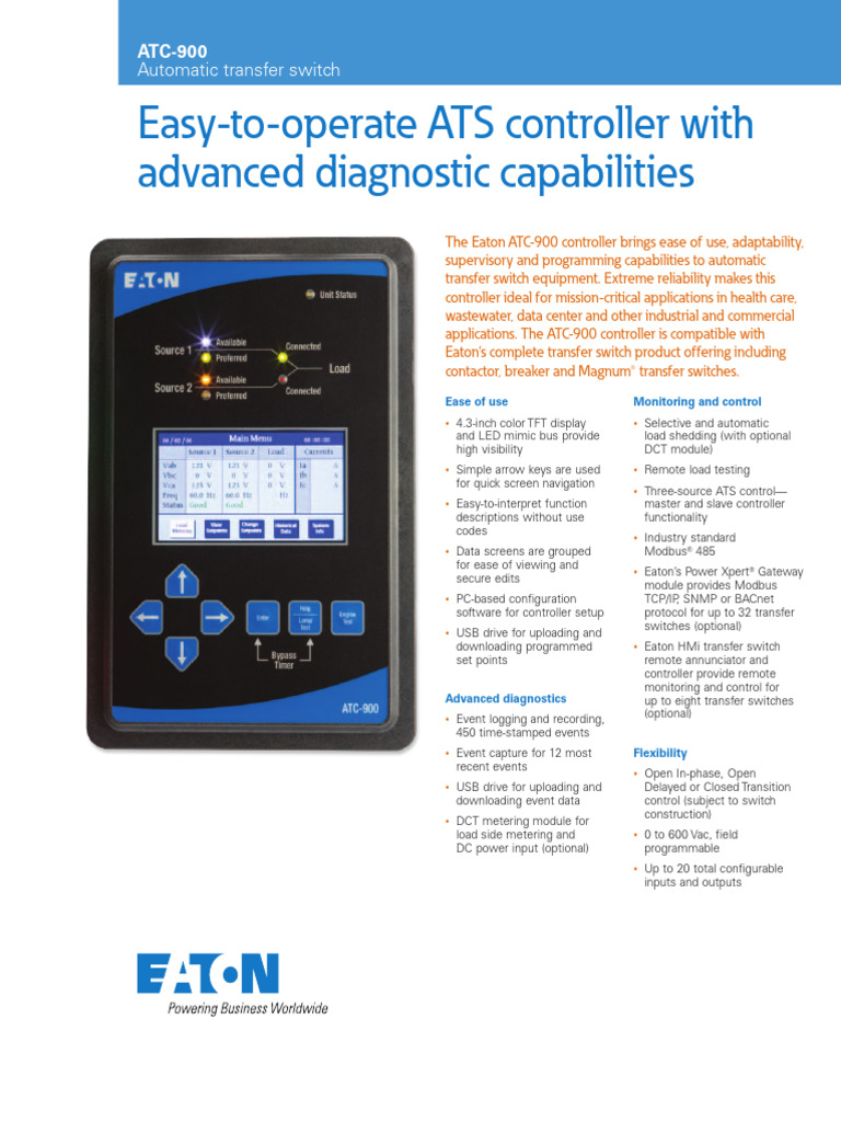Pa140003en - Atc 900 | PDF | Alternating Current | Usb