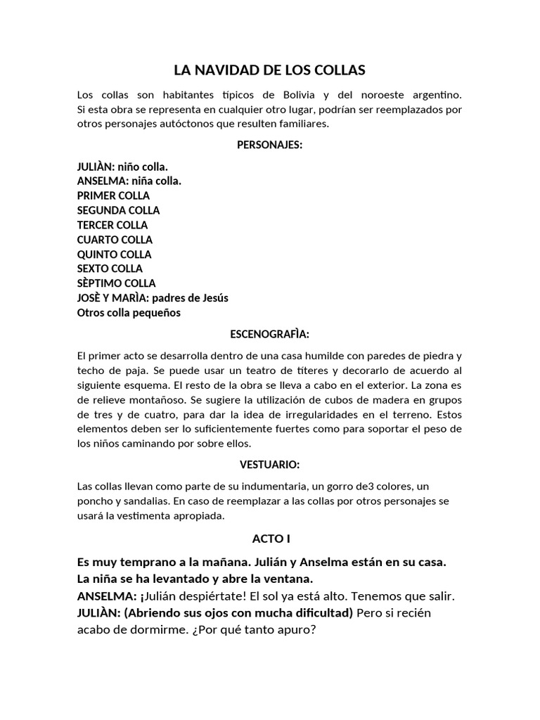 La Navidad de Los Collas | PDF | María, madre de Jesús