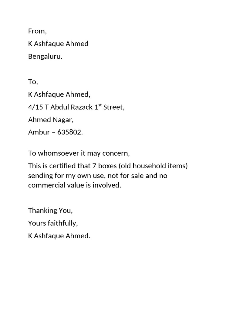 Billing Address Ambur | PDF