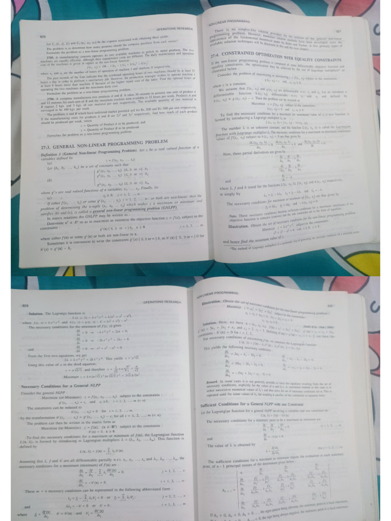 non linear programming | PDF