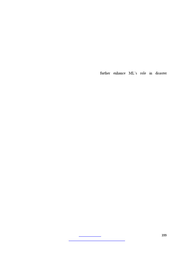 Machine Learning in Disaster Management | PDF | Machine Learning ...