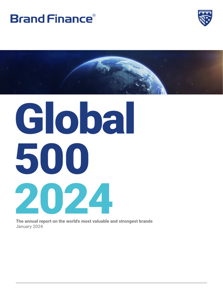Brand Finance Global 500 2024 Report | PDF | Brand | Valuation (Finance)