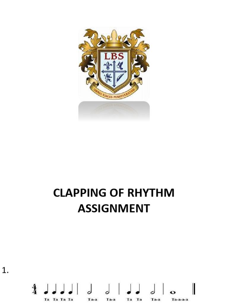 Clapping of Rhythm | PDF