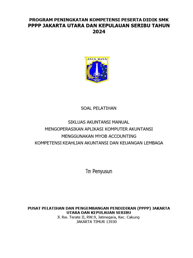 Pelatihan Akuntansi SMK 2024 Jakarta | PDF