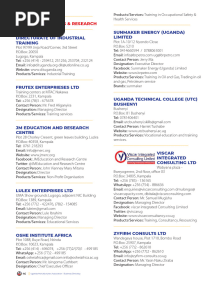 Uganda Data List