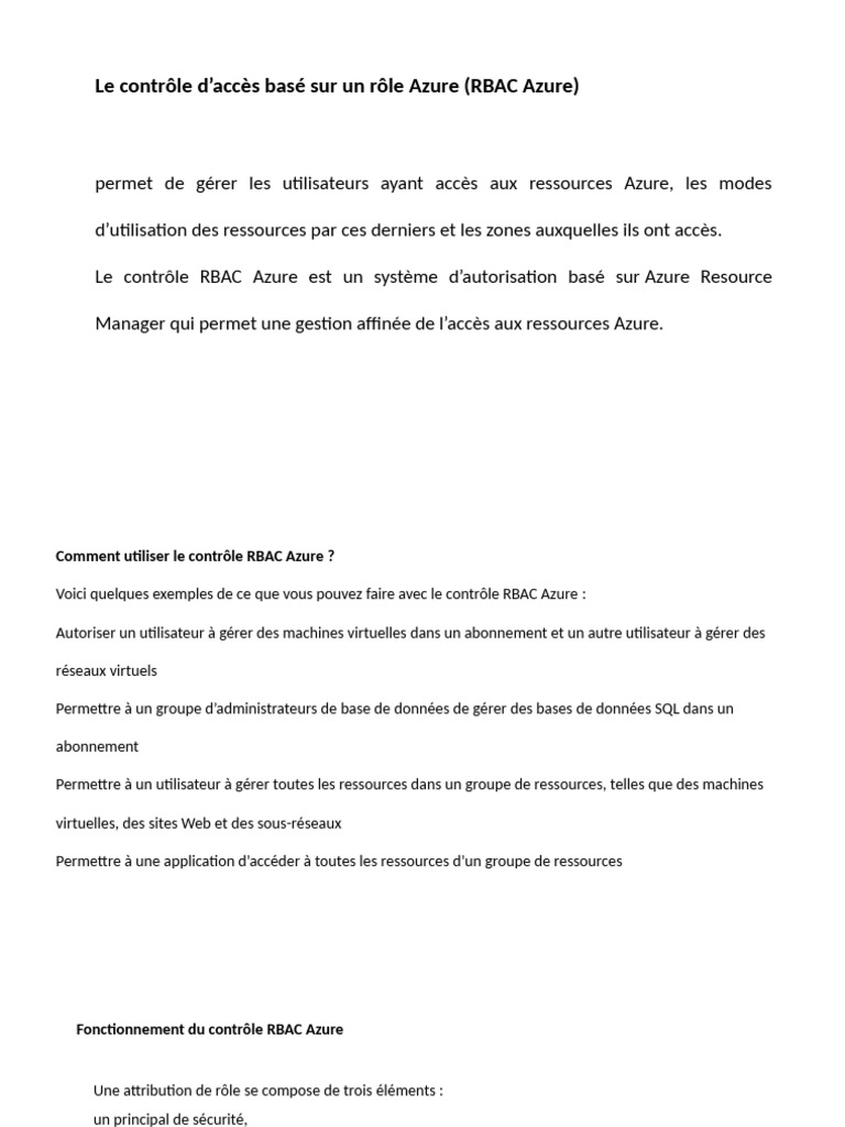 RBAC | PDF | Active Directory | Sécurité des systèmes d'information