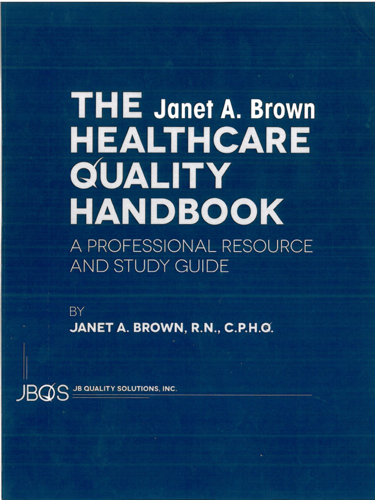 Healthcare Quality Handbook 2 | PDF