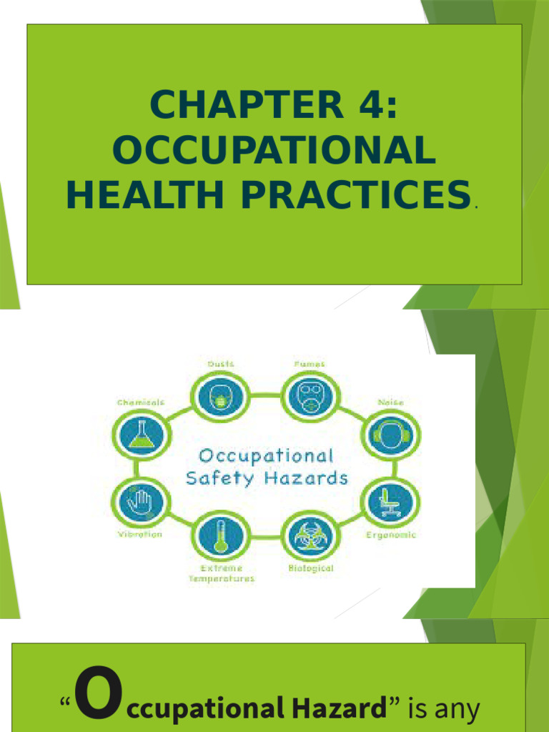 Understanding Occupational Health Hazards | PDF