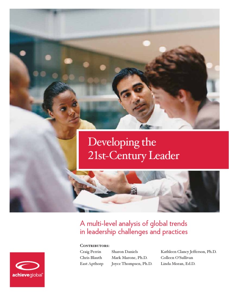 Developing The 21st Century Leader | PDF | Survey Methodology | Leadership