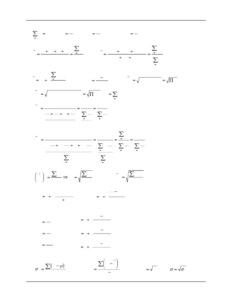 FORMULas | PDF
