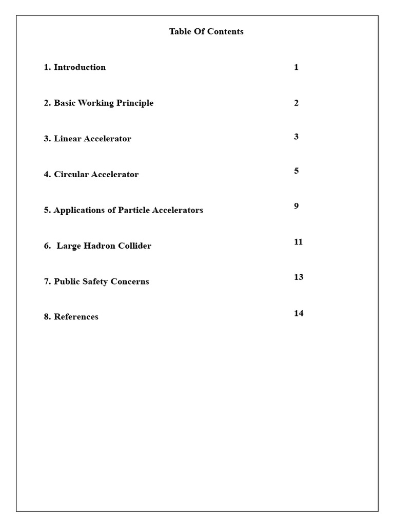 Particle Accelerator Pdf Particle Accelerator Large Hadron Collider