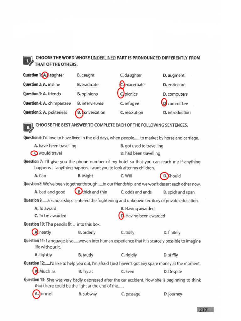 Test 17 | PDF