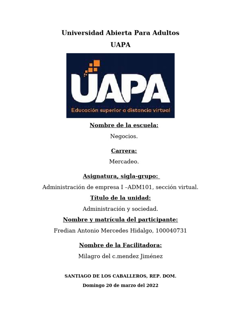 Tarea7 Andm de Empresa de | PDF | Centroamérica | Comercio