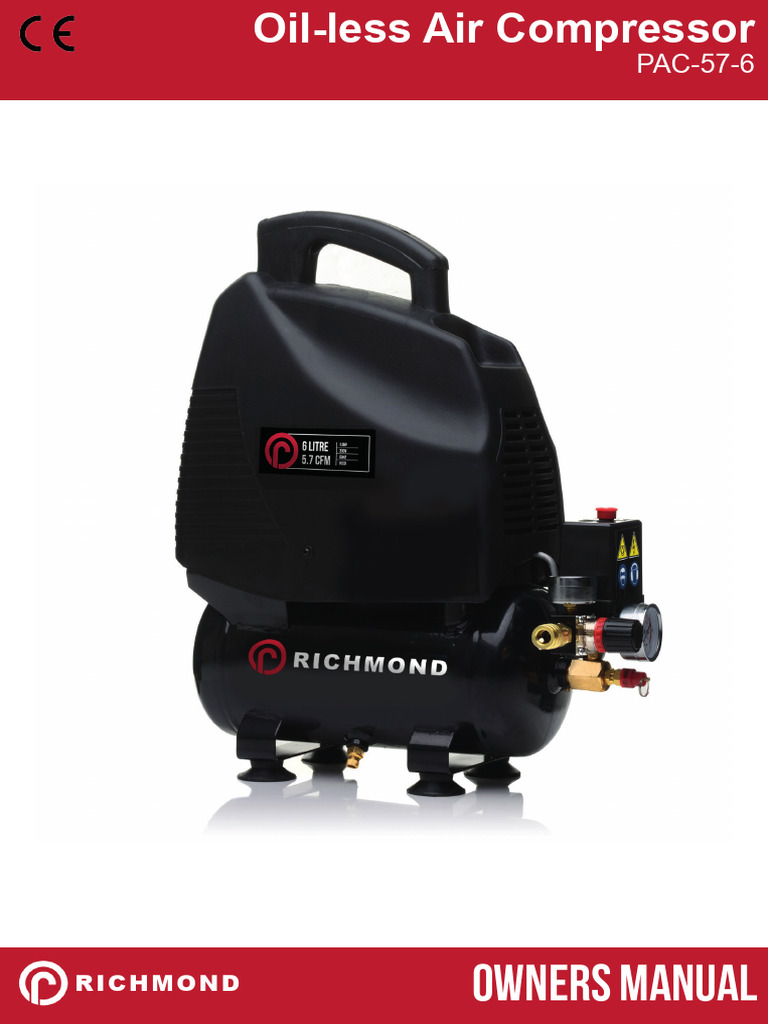 Richmond Air Compressor | PDF | Valve | Piston