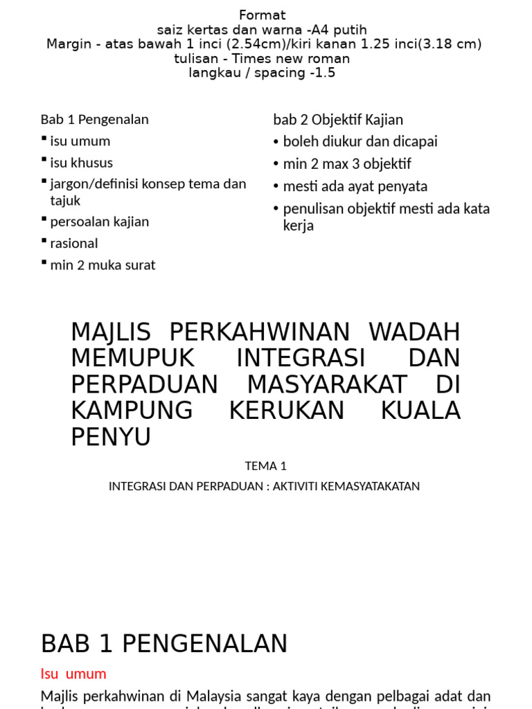Bab 1 Dan 2 | PDF