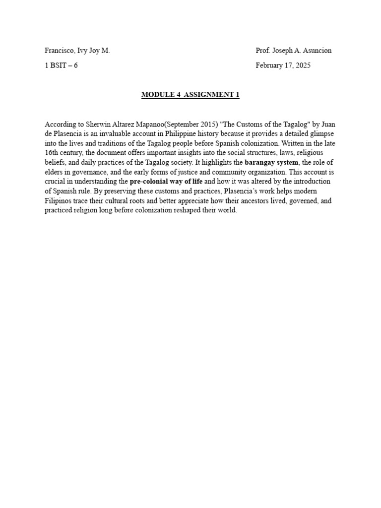 Module 4 Assignment 1 | PDF
