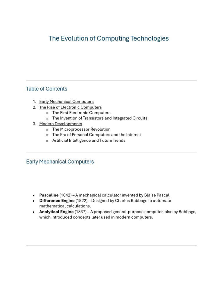 Evolution of Computing Technologies | PDF | Integrated Circuit | Computing