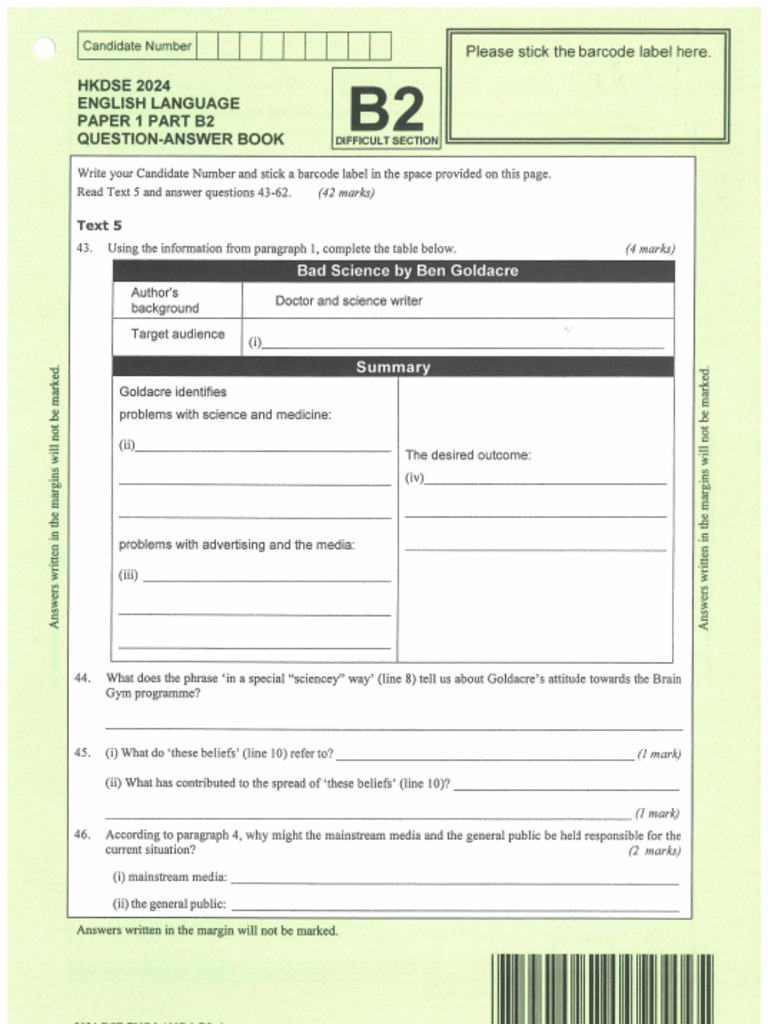 Part B2 | PDF