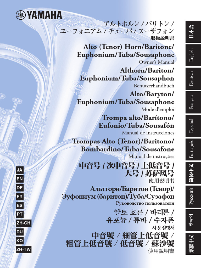 Eufonio Tuba Trompeta Pdf Tornillo Bomba