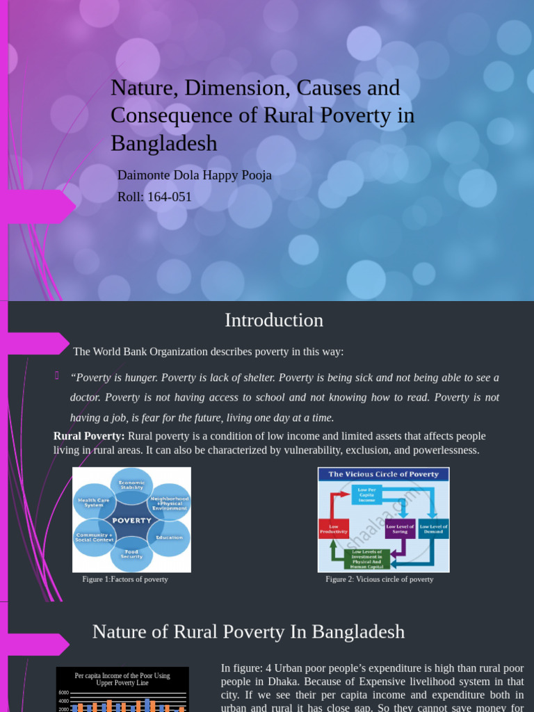 Rural Poverty in Bangladesh: Causes & Effects | PDF | Poverty | Poverty ...